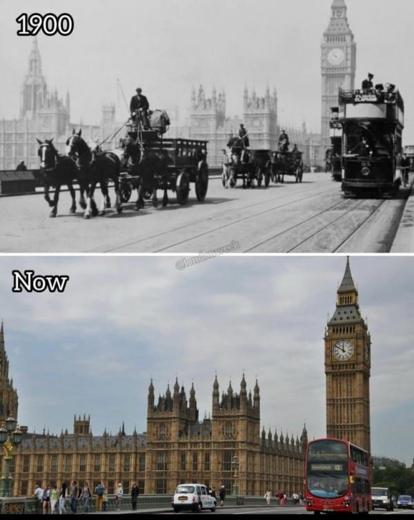 런던의 과거와 현재