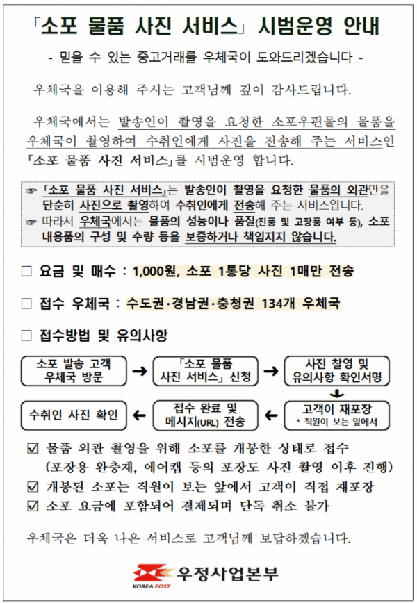 우체국이 도와주는 중고거래