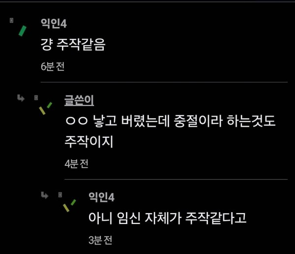 36주 임신 중절 브이로그 주작 의혹