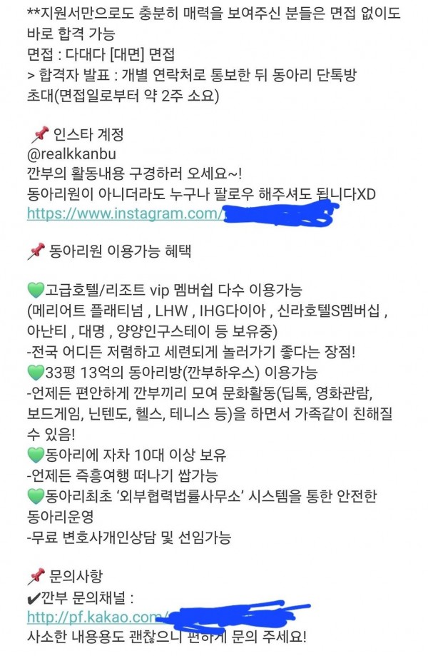 뉴스에 나온 마약동아리 홍보글 