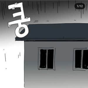 와이프가 다친 만화