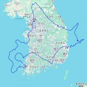 생각보다 넓은 홋카이도의 면적