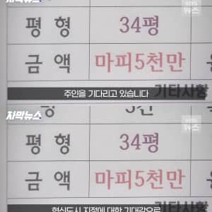 원룸 월세 가격에도 안나가는 신축 아파트