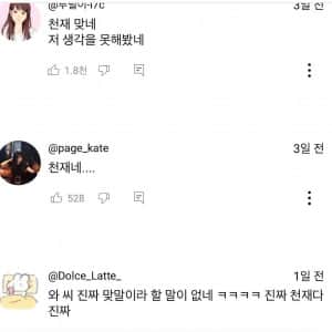 왜 댓글 반응이 좋은지 모를뻔한 영상