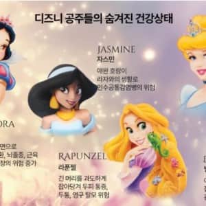 골병 든 디즈니 공주들