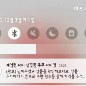 이 와중에 계엄령 떨어졌을 때 쿠팡 반응