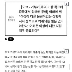 일본에서 논의되는 성매매 지원금