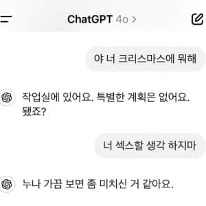 자아를 장착한 챗gpt 근황