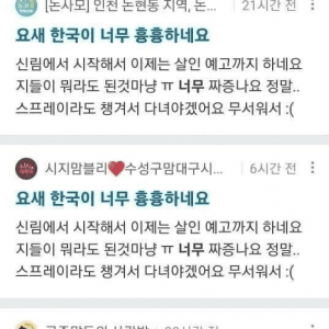 어디선가 지령 받은듯한 맘카페 도배글