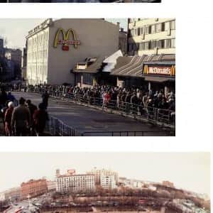 1990년 소련에 맥도날드가 처음 들어왔을 당시