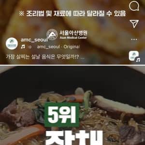 서울아산병원 피셜 쌉돼지 되는 설날 음식