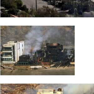 LA산불에도 혼자 멀쩡히 살아남은 133억 주택