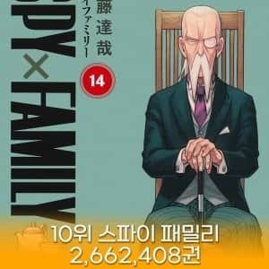 2024년 일본 만화 판매량 top 10
