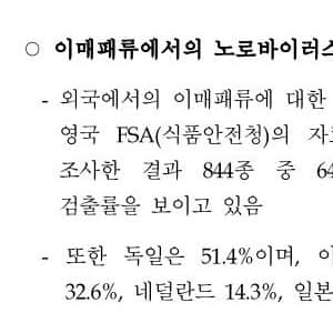 겨울철 굴 노로바이러스의 비밀 