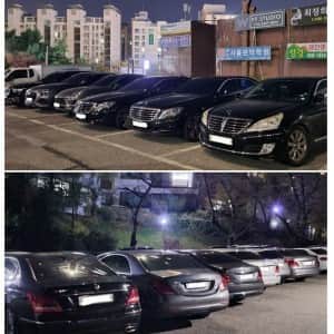 마이바흐도 이중주차하는 강북 모아파트 주차장