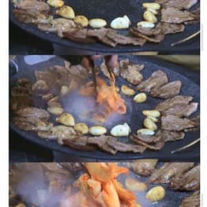 영하 5도 텐트에서 한국식 바베큐 하겠다는 외국인