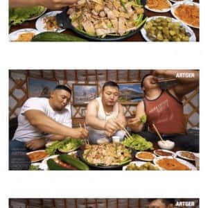 몽골에 전파된 K-삼겹살