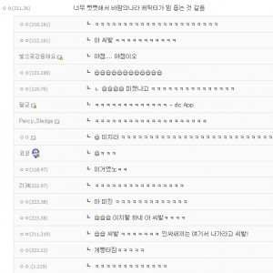 여갤러가 운동하는 짤을 본 디시인 반응