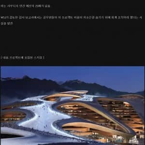 ㅈ망각 보이는 사우디 네옴 프로젝트 