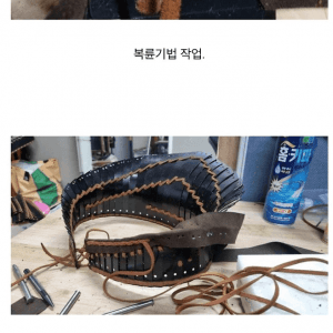 갑옷을 직접 만든사람 