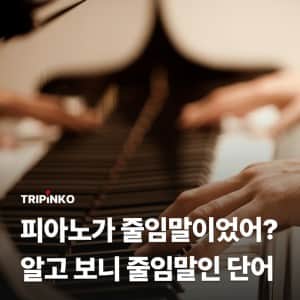 피아노가 줄임말이었어?