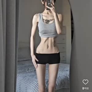 169cm 46kg라는 여자 몸매