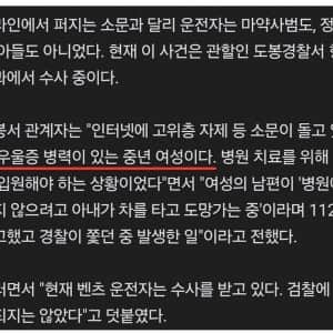현재 밝혀진 도봉역 벤츠사건 정체 근황