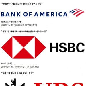 세계의 금융업 규모..