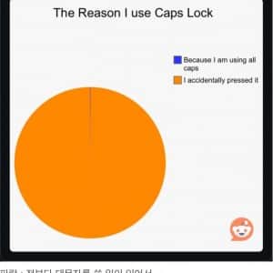키보드 Caps Lock을 쓰는 이유