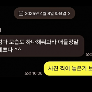 지브리 프사를 원했던 엄마