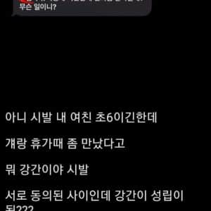 초6 여친 사귀다가 ㅈ된 공군 일병