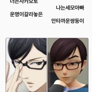 운명이 갈라놓은 안타까운 쌍둥이(애니ver.)