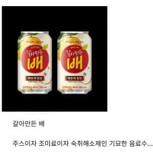 한국에서 가장 기묘한 음료수