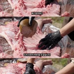 뗀석기로 진짜 고기를 자를수 있을까? 