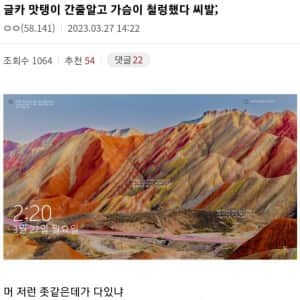 그래픽 카드 맛탱이 간 줄 알고 놀란 디시인