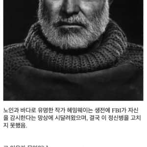 헤밍웨이가 생전에 정신병을 고치지 못한 이유