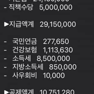 한달 월급 세후 2천만원 체감하기