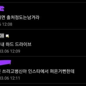 저작권 의식이 투철했던 한 디시인