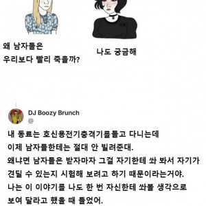 남자한테는 전기충격기 안빌려주는 이유 