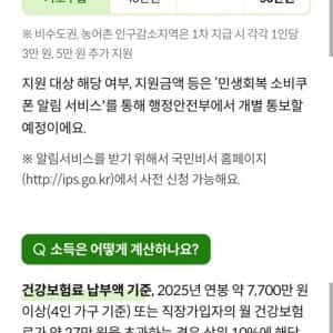 민생회복 소비쿠폰 정리