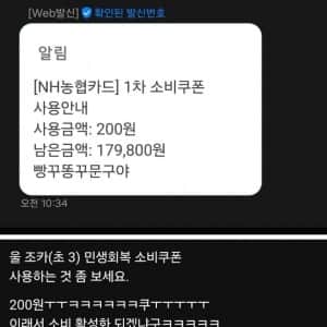 울 조카(초3) 민생회복 소비쿠폰 사용하는 것 좀 보세요