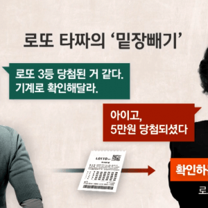 로또판매점 사장님의 밑장빼기