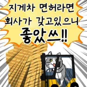좋소기업의 면허 특징 