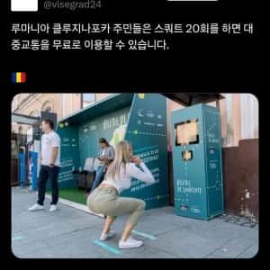 루마니아에서 대중교통을 무료로 타는 방법 