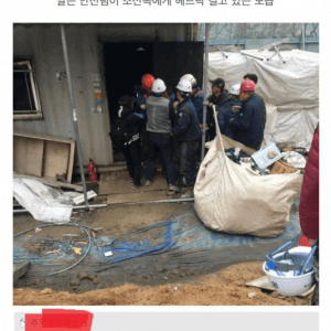 조선족 인부 3명이 개쳐맞은 이유