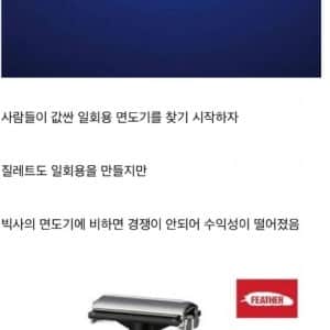 질레트의 탄생 과정