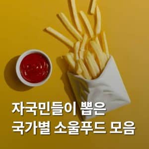 자국민들이 뽑은 국가별 소울푸드 모음