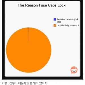 키보드 'Caps Lock' 쓰는 이유 