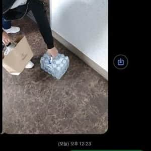 배송 완료 사진에 찍힌 절도범