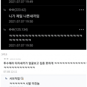존나 잔인한 디씨 댓글